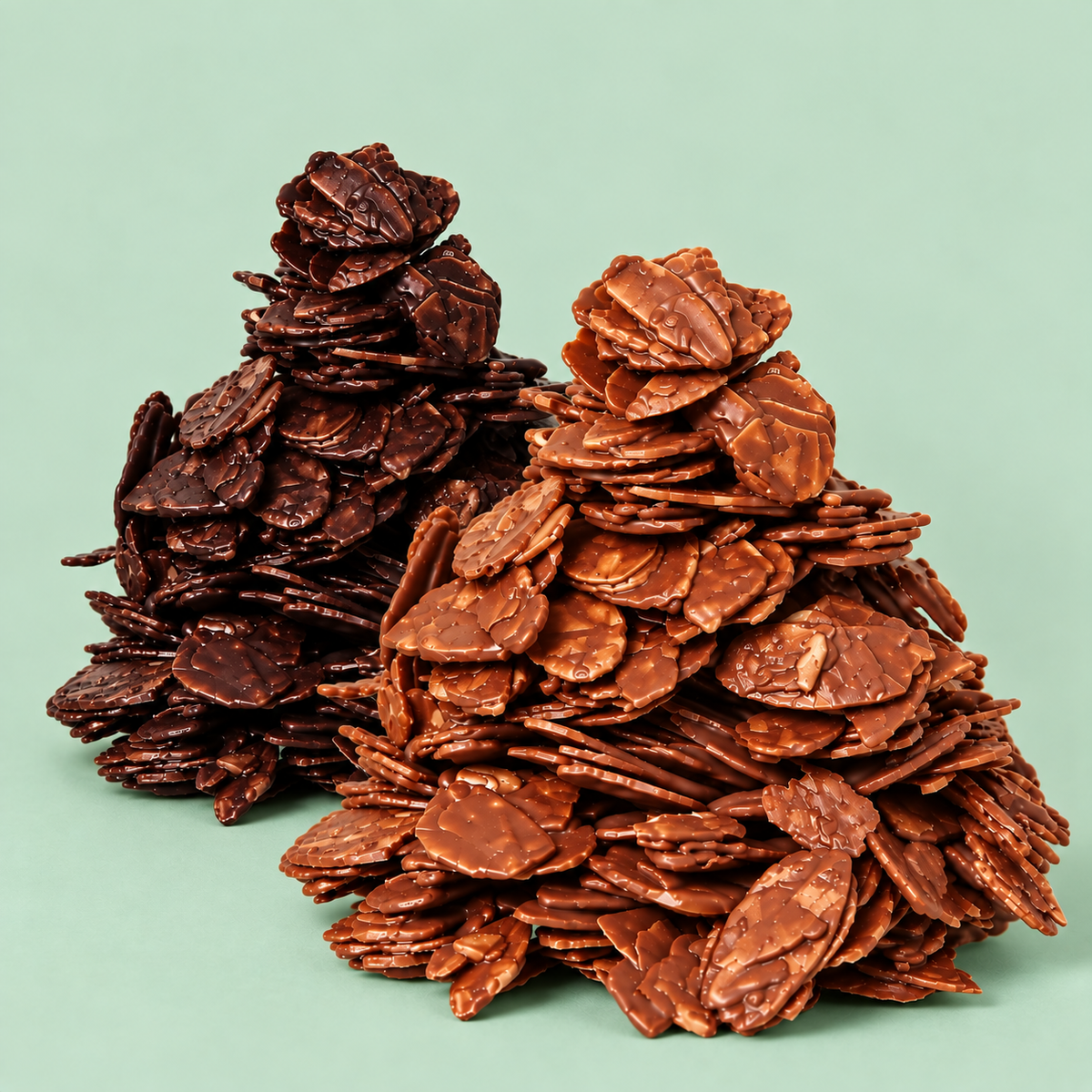 Bouchée pyramide d’amandes grillées.