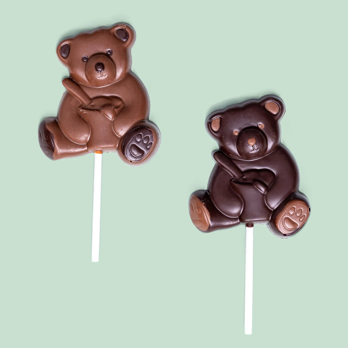 Sucettes Oursons en chocolat