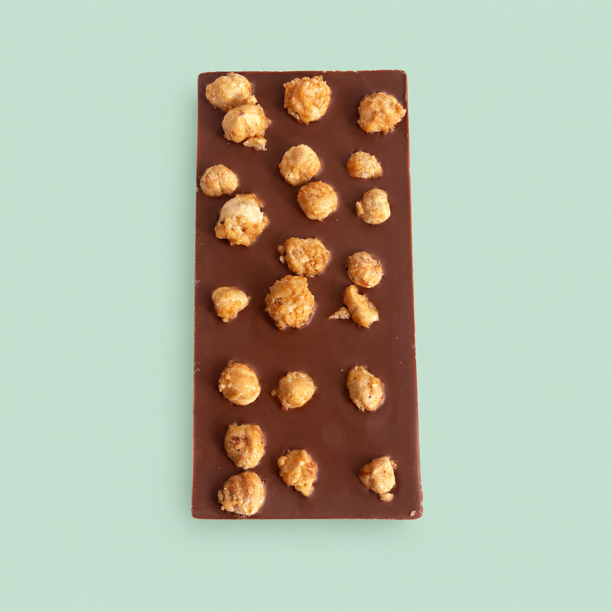 Tablette chocolat noisettes caramélisées - lait