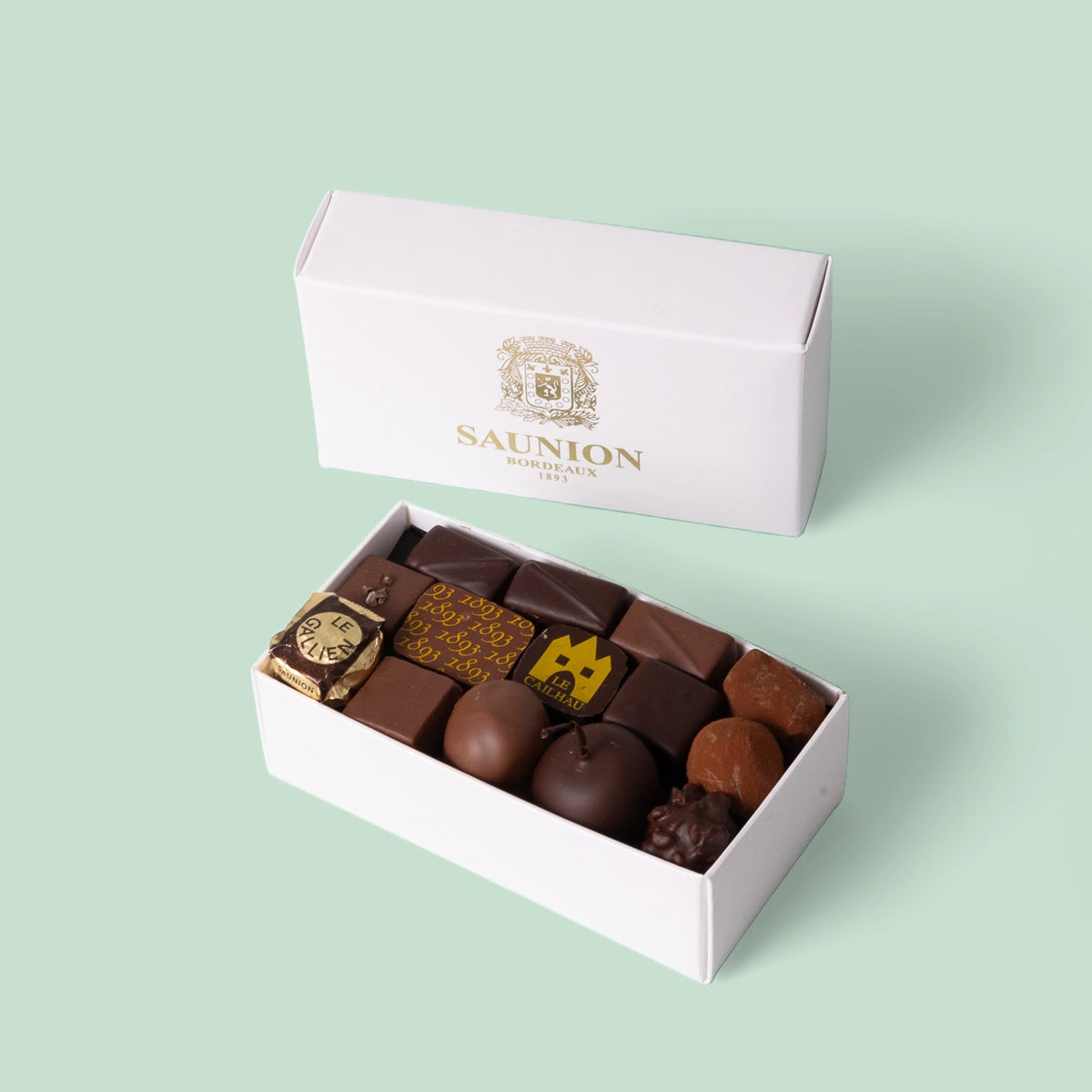 Chocolats assortis noir et lait