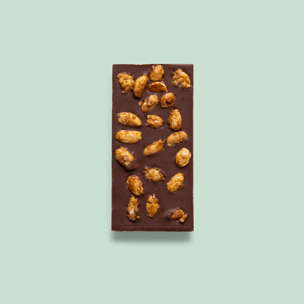 Tablette chocolat Amandes caramélisées - lait