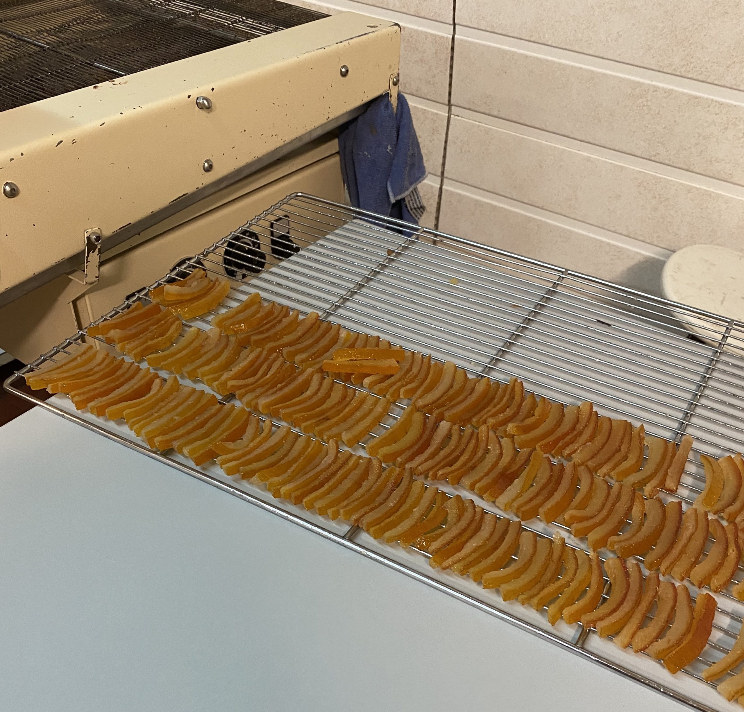 orangettes avant enrobage