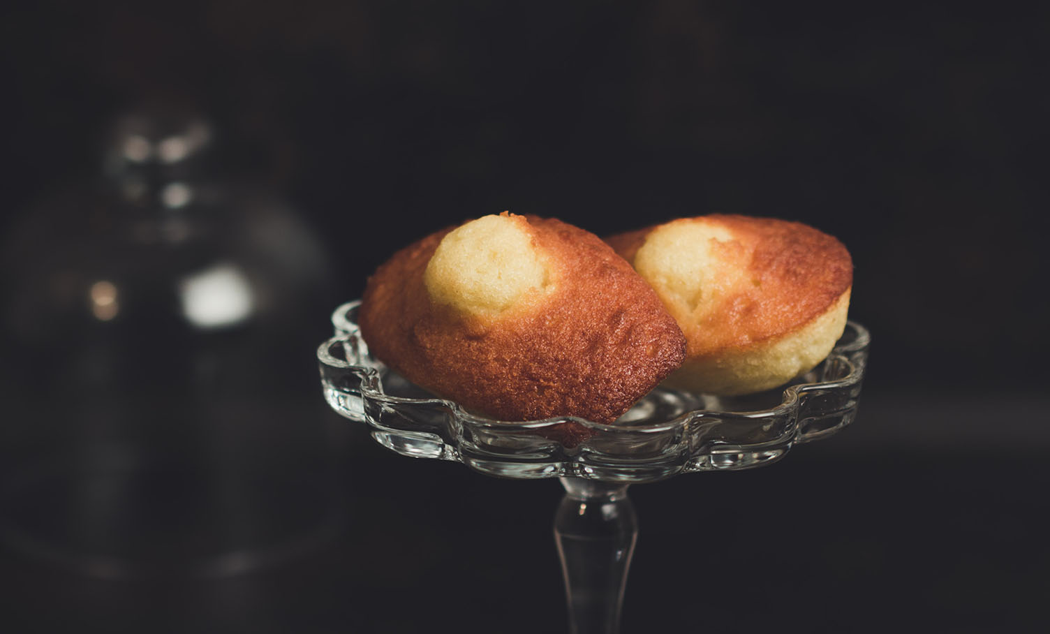 Les madeleines framboises chocolat