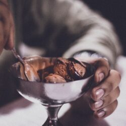 glace au chocolat