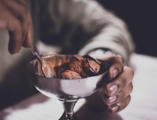 Glace au chocolat